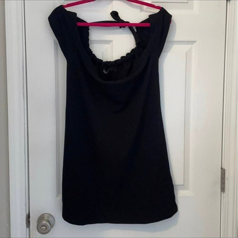 Boohoo black dress